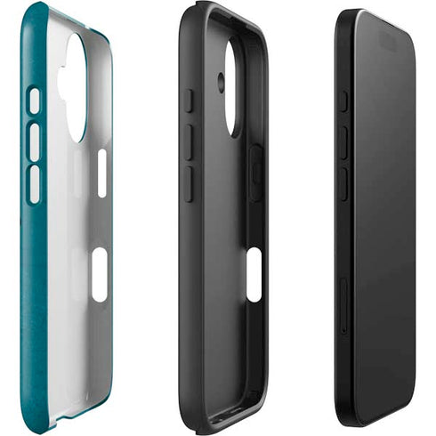 NFL Jacksonville Jaguars Teal Distressed iPhone 16 Impact Case